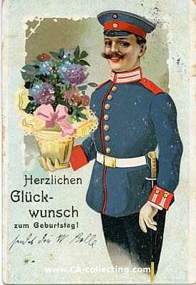 GEBURTSTAGS-POSTKARTE 'Herzlichen Glückwunsch zum...