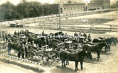 KÖNIGSBRÜCK. Photopostkarte der Reitenden...