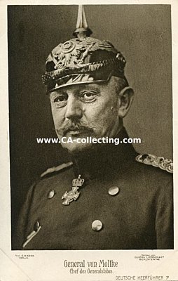 PHOTO-PORTRÄTPOSTKARTE 'General von Moltke - Chef...