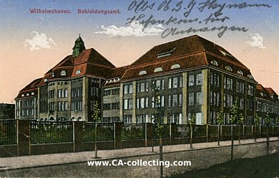 WILHELMSHAVEN - BEKLEIDUNGSAMT. Farbpostkarte. W.B.L.H....