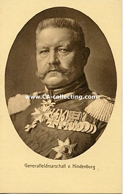 PHOTO-PORTRÄTPOSTKARTE Generalfeldmarschall von...