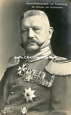 PHOTO-PORTRÄTPOSTKARTE 'Generalfeldmarschall von...