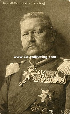 PHOTO-PORTRÄTPOSTKARTE 'Generalfeldmarschall von...