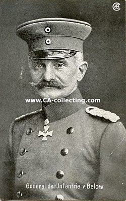 PHOTO-PORTRÄTPOSTKARTE 'General der Infanterie von...