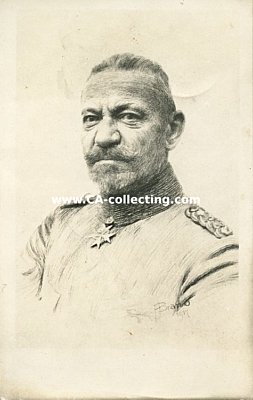 PORTRÄT-POSTKARTE 'General von Gallwitz'. 1918 als...