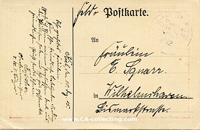 Photo 2 : LIEDER-POSTKARTE Reiterlied von Zahn. 'Zur Erinnerung an...