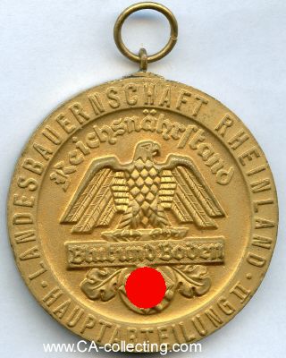 LANDESBAUERNSCHAFT RHEINLAND. Prämienmedaille...