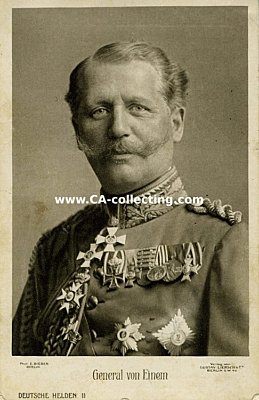 PHOTO-PORTRÄTPOSTKARTE 'General von Einem'....