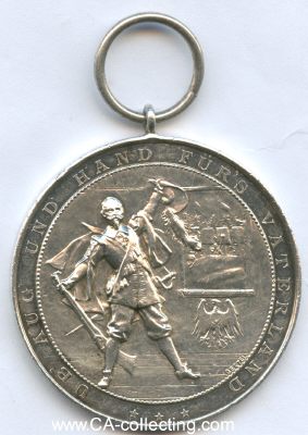 WESSELBUREN. Silberne Schützenmedaille (von Oertel,...