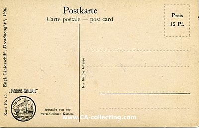 Photo 3 : 7 FARB-POSTKARTEN um 1910 der Serie 'Marine Galerie':...