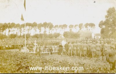 PHOTO 9x14cm: Feierliche Beisetzung...., 13.9.1915.