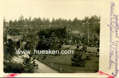 PHOTO 9x14cm: Gefechtsstand 1916. Fleckig