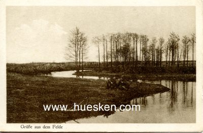 PHOTO-POSTKARTE 'Grüße aus dem Felde'...