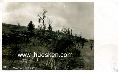 PHOTO 14x9cm: 'Reserve vor 304', rückseitig 1916...