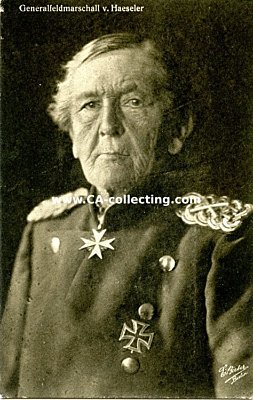 PHOTO-PORTRÄTPOSTKARTE 'Generalfeldmarschall von...