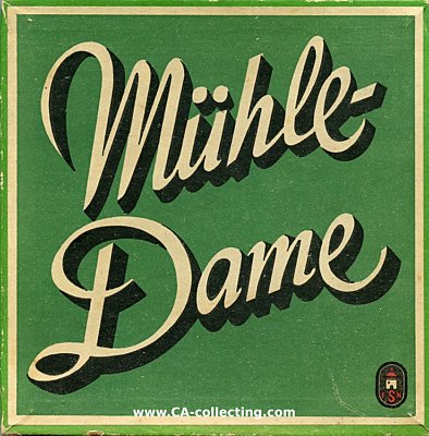 MÜHLE-DAME. Brettspiel von FSN Spielefirma Franz...