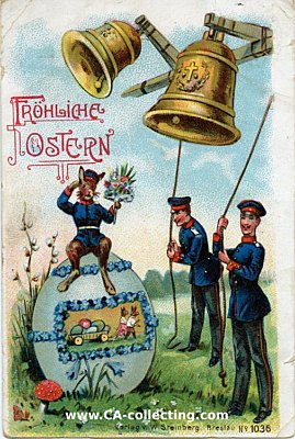 OSTERGRUSS-POSTKARTE 'Fröhliche Ostern'....