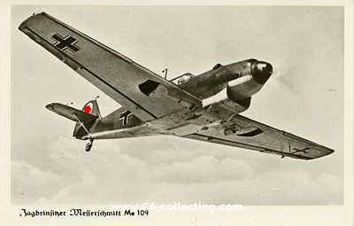 PHOTO-POSTKARTE 'Jagdeinsitzer Messerschmitt Me 109'....