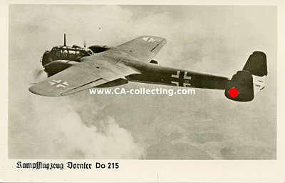 PHOTO-POSTKARTE 'Kampfflugzeug Dornier Do 215'. Photo...