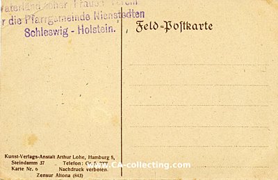 Photo 2 : LIEDER-POSTKARTE 'Heil, Kaiser und Volk ! Deutsches...