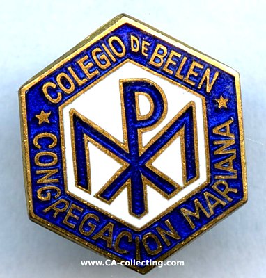 ABZEICHEN COLEGIO DE BELEN - CONGREGACION MARIANA....