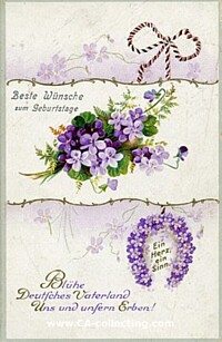 BIRTHDAY GREETINGS POSTCARD