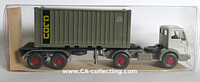 WIKING 526 - MB STAHL-CONTAINER SATTELZUG - CLOU.